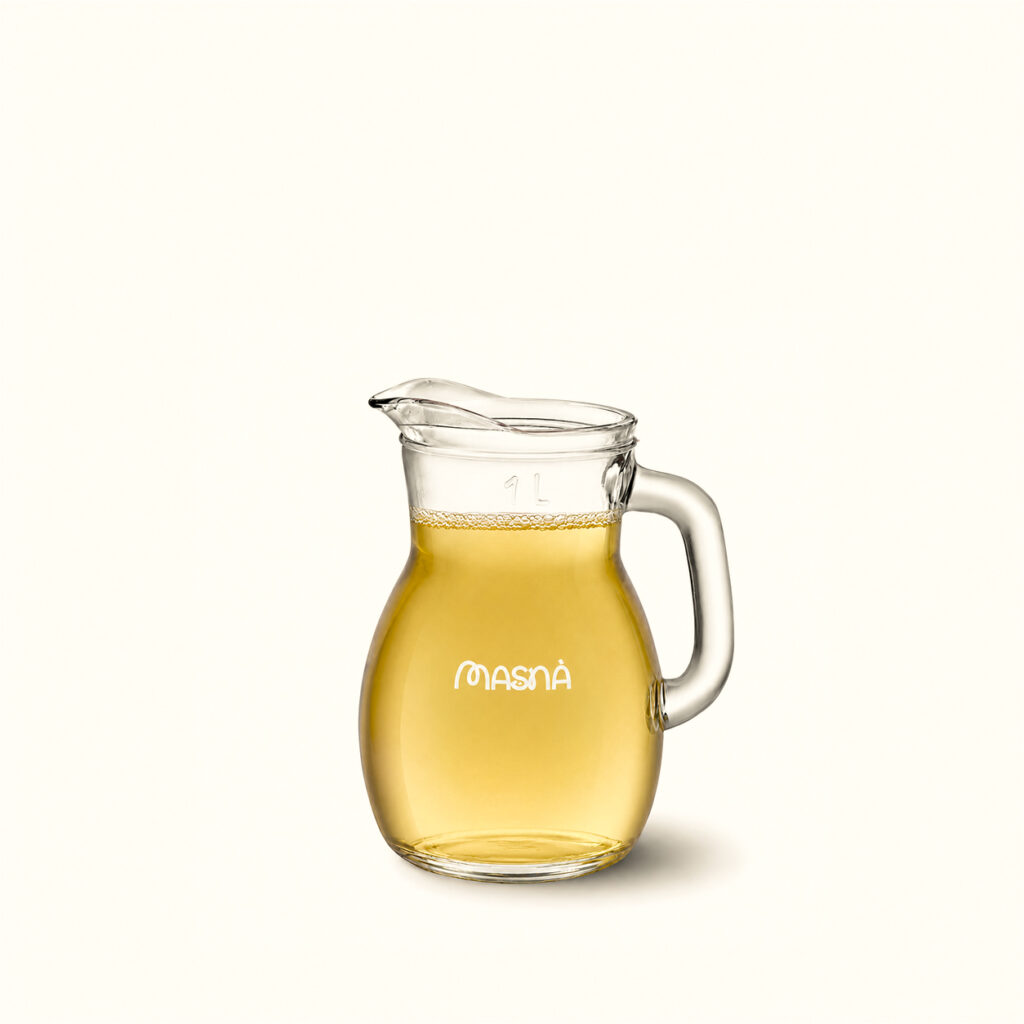Vino bianco alla spina della casa, quartino